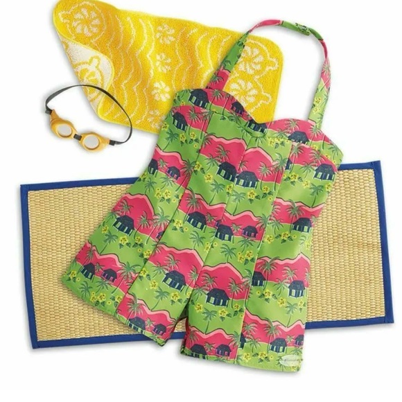 Rare American Girl 18” Doll Nanae’s Island Swimsuit 2017 NOS Retired NIB - Picture 3 of 13